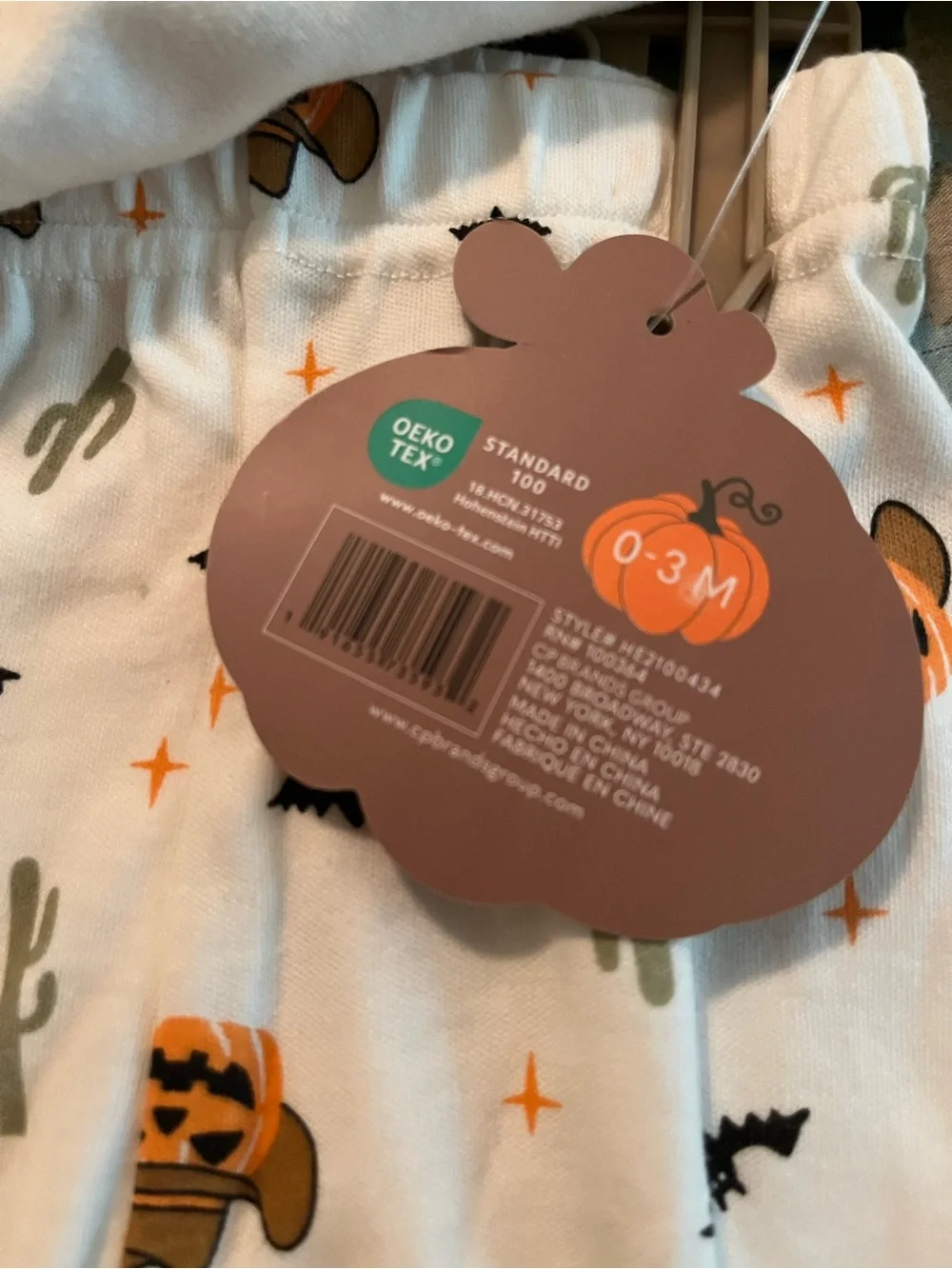 Howdy Pumpkin 3piece baby Halloween outfit set Cowboy Hat Cute Boys Western